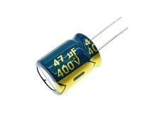 5PCS 400V 47UF 13 * 20mm 47UF 400V High Frequency Low Aluminum Electrolytic Capacitor ZDVHOMCB