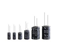 5pcs 400V Aluminum Electrolytic Capacitor 1UF 2.2UF 3.3UF 4.7UF 6.8UF 10UF 15UF 22UF 33UF 47UF 68UF 82UF 100UF 120UF 150UF(400V 68UF 5PCS)