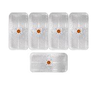 5pcs 40g Silica Gel Desiccant Tin with Colour Change Indicator | Aluminium Box with Vents and Holes, Chemical-reaction-free Moisture Checking for Toolboxes, Stores and Photo Equipment