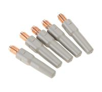 5pcs 40mm Conductives Nozzles with Special Coating for Wear Resistance in Safe Welding Better Heat Dissipation Welding Nozzle