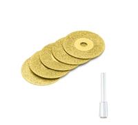 5PCS 40mm Mini Cutting Disc for Rotory Accessories Diamond Grinding Wheel Rotary Circular Saw Blade Abrasive Discs(With 55mm Rod)