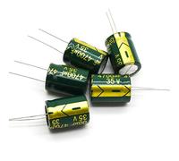 5pcs 4700uF 35V Radial Electrolytic Capacitors Low ESR Lot