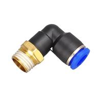 5PCS 4mm 6mm 8mm 10mm 12mm x M6 M8 M10 M12 M14 M16 M18 Metric Male Thread Elbow One Touch Air Pneumatic Quick Pipe Fitting(4mm-M6x1 5PCS)