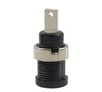 5PCS 4MM Banana Plugs Female Jack Socket Plug Wire Connector 5 Colors Each 1PCS Multimeter Socket Banana Head Female