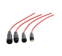 5PCS 5 * 20mm 6 * 30mm Glass Fuse Holder Screw Type 5X20MM Glass TubeCasing(1.5A,5X20MM_18AWG)