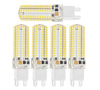 5pcs 5.5W LED Bulb G9, 104 LEDs, Warm White, SMD 3014 AC220V-240V, 550lm Super Bright with Beam Angle 360 Degree.