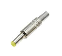 5PCS 5.5X2.5MM 5.5 * 2.1mm 4.8 * 1.7mm DC Power Jack Male Plug Metal Connector Adapter With Yellow Head 4.0 * 1.7 2.5 * 0.7mm(5.5X2.5MM)