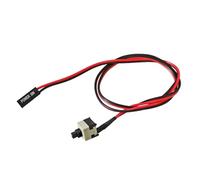 5Pcs 50cm Long Power Button Switch Cable for PC Switches Reset Computer Power ON/OFF Momentary CZMDKEXM