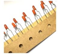 5pcs/50pcs 0.33uF 35V Tantalum capacitor 35V0.33uF 334 DIP Radial Orange IDGTTLDF(50pcs)