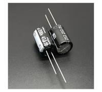 5pcs/50pcs 47uF 200V47uF 12.5x20mm Wide Temperature Range Aluminum Electrolytic Capacitor Long Feet BIANMTSW(5pcs)