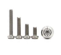 5pcs-50pcs M2 M2.5 M3 M4 M5 M6 M8 A2 Stainless Steel Six Lobe Torx Button Head Security Screw(40mm,M5 10pcs)