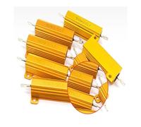 5PCS 50W RX24 Aluminum Power Metal Shell Case Wirewound Resistor 0.1R 0.5R 1R 2R 3R 4R 5R 6R 8R 10R 20R 50R 100R 1K 10K 100K ohm BIANMTSW(470R)