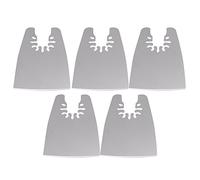 5pcs 52mm Quick Release Stainless Steel Flat Knife Edge Scraper Oscillating Multi Tool for Bosch Fein Black&Decker