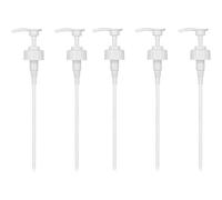 5Pcs 5L Pump Dispenser for 5 Litre Container, 38mm Bottle Pump Dispenser with Tube, 4ml Dose Ideal for Water, Oil and Cleaning Products