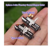 5PCS 5MM Stepper electronic starter 2-phase 4-wire Reducer Full Metal Planetary Reduction Gear Box + Precision Metal Slider Table AUOQKQUT(Type A Motor)