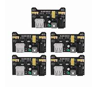 5PCS 5V/3.3V Power Supply Module Breadboard Dual Channel Switchable USB Port for DIY Electronic Projects