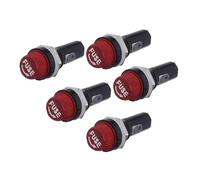 5Pcs 5x20 6X30mm Fuse Holders Black Insurance Tube Socket Fuse Holder 10A 250V AC 15A 125V AC(Red,6X30MM)