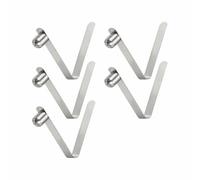 5Pcs 6*9.5mm Single Button Solid-Bead Kayak Paddle Snaps, Tent Pole Clips