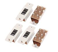 5Pcs 6 Amplifier Installation Terminals DPDT 2P2T Voltage Selector Slide Switch Heat-Shrink Tubing AC 110V/220V Industrial Switch Accessories