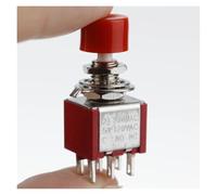 5pcs 6 Pin C-NO-NC 6mm Momentary Automatic Push Button Switch 2A 250VAC/5A 120VAC Toggle Switches DS-622 IDGTTLDF