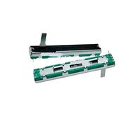 5pcs 60mm Fader Mixer Double A10K Volume Potentiometer A103 for DJM 400 500 600 800 Travel 45mm Handle 15mm