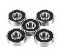 5pcs 6201RS Front and Rear Wheel Bearing Kits for Coleman CT100U CC100X, Wheel Bearings Replacement for Baja Motorsports 97cc Doodle Bug Motovox MBX10 Classic 80cc Mini Bike Go Kart Parts