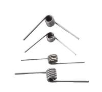 5Pcs 65Mn Steel V Type Torsion Spring Wire Diameter: 1.4mm60°/90°/120°/180° Outer 7mm -20mm Length: 12.6mm(9 Laps)(12.6mm(9laps)/14mm,1.4mm(120°)