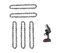 5PCS 6in Mini Chainsaw Chain Replacement Accessories，Replacement Chains for Cordless Electric Portable Mini Chainsaw，Chain Saw Blade, Chain Saw Chains for Pruning Shears Wood Cutting(37 Drive Links)