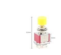 5PCS 6mm 3/6Pin 2 Position Momentary Automatic Push Button Switchl ON OFF 5A125V/2A250V Toggle Switch IDGTTLDF(PB103Y 6 Pin)
