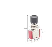 5PCS 6mm 3/6Pin 2 Position Momentary Automatic Push Button Switchl ON OFF 5A125V/2A250V Toggle Switch IDGTTLDF(PB102B 3 Pin)