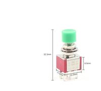 5PCS 6mm 3/6Pin 2 Position Momentary Automatic Push Button Switchl ON OFF 5A125V/2A250V Toggle Switch IDGTTLDF(PB103G 6 Pin)