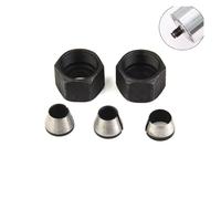 5Pcs 6mm 6.35mm 8mm Collet Chuck Adapter Engraving Trimming Machine Lathe Chuck Trimmer Electric Router Bit Collets