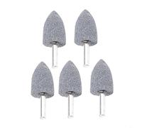 5PCS 6mm Brown Corundum Grinding Wheels for Efficient Grinding and Engraving Work on Diverse Materials (Conical 25mm)