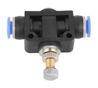 5pcs 6mm Pneumatic Air Valve Esp32,6mm Air Restrictor Air Current Voltage Control Valve 6mm Air Speed Controller Throttle Push In One