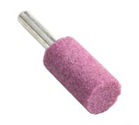 5pcs 6mm Shank Abrasive Mounted Stone Cylinder, Chrome Corundum Grinding Wheels Bit for Rotary Tools, Polishing Carving Drilling on Metal Wood Jade,(6x35)