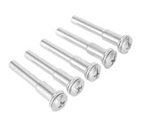 5pcs 6mm Shank High Speed Steel Screw Top Mandrel Set for Rotary Tools, Compatible with Dremel, Ideal for Sanding Discs, Polishing Wheels,