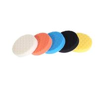 5Pcs 7 Inch Polishing Waxing Buffing Pad Sponge Kit, Car Polisher Buffer Waxer Sander Polishing Waxing Sealing Glaze