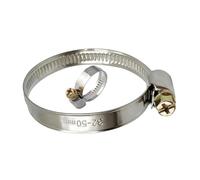 5PCS 8-120mm Adjustable Pipe Clamp Cross Slot Hexagonal Hand Twist Worm Drive Stainless Steel Pipe Clamp Suitable for Pipes(100-120mm (5PCS))