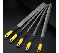 5Pcs 8 Inch Metal File Set Fine-Toothed Carbon Steel Woodworking Hand Tools for Shaping Sharpening Deburring and Finishing Wood