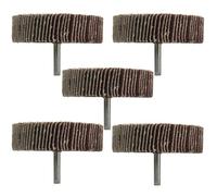 5Pcs 80x25mm Flap Wheels for Drill, 1/4 Inch Shank Flap Wheel Sander, Die Grinder Flap Wheel, 320 Grits Aluminum Oxide for Remove Rust and Weld Burr