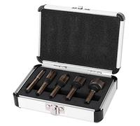 5PCs 82° Chamfer Bit Set, Five - Blade Countersink Drill Bit for Woodworking, Chamfer Cutter with 1/4 Inch Shank for Wood Metal Plastic, 5 - Slot Countersunk Bit in