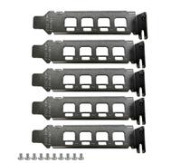 5pcs 8cm Half Height Bracket Adapter 4DP Port Baffle Replacement for NVIDIA Quadro P600 P620 T600 P1000 T1000 Graphic Video Card Baffle