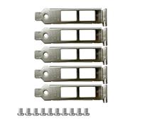 5pcs 8cm Half Height Network Card Bracket Adapter Baffle Replacement for Intel X540-T2 X550-T2 E10G42BT 10G
