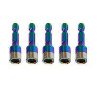 5Pcs 8Mm Hexagon Head Roofing Fastener Screw with High Strength Design for Metal Sheet Fixing Strong Steel Construction Spell Head Sleeve Tail Screws