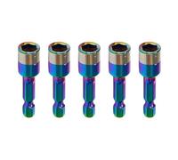 5Pcs 8Mm Professional Metal Construction Roofing Screw with Enhances Grip Design 45Mm Length for Secure Installation Spell Head Sleeve Tail Screws