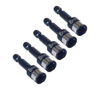 5Pcs 8Mm Professional Metal Construction Roofing Screw with Enhances Grip Design 45Mm Length for Secure Installation Spell Head Sleeve Tail Screws