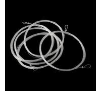5pcs 9FT Fly Fishing Leaders Tapered Nylon Line with Tied Loops for Easy Use in Freshwater (0X)