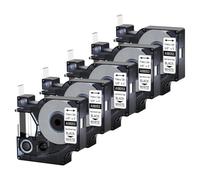 5Pcs 9mm Black On White Heat Shrink Tube Label Compatible with Rhion 4200 5200 Printer Supplies for Part Number 18053