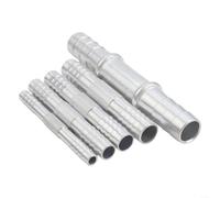 5PCS A/C Hose Barb Straight 8-17MM Aluminum for Splice 5PCS A/C