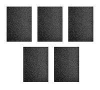5PCS A4 Glitter Felt Fabric Black, Glitter Sheets,Black Felt Glitter for Craft,Crafting Felt Pack